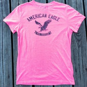 American eagle pink tee